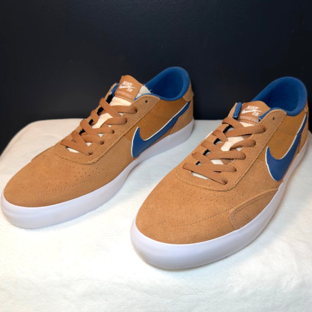 Nike Heritage Vulc SB “Flax / Team Royal” – CD5010-200 | 10M - Picture 3 of 13